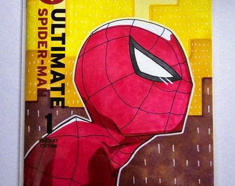 Couverture de croquis de Spiderman