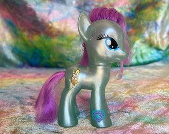 G4 My Little Pony Sapphire Joy Brushable - Fleece-Set unten - Fleece-Set von 14 x 18mm (Bitte die Beschreibung lesen).