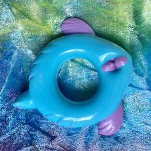 G1 My Little Pony - Bird Float Accessory for Baby Sea Pony Surf Rider - Pretty 'n Pearlie - Vintage 80s Hasbro *Flaws*
