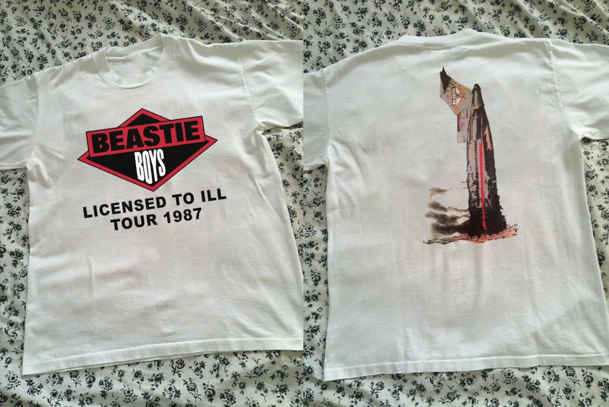 Discover Vintage 1987 Beastie Boys Licensed To Ill Tour T-Shirt