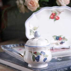 Villeroy and Boch Cottage Sugar Bowl  Cottage Sharm Rare