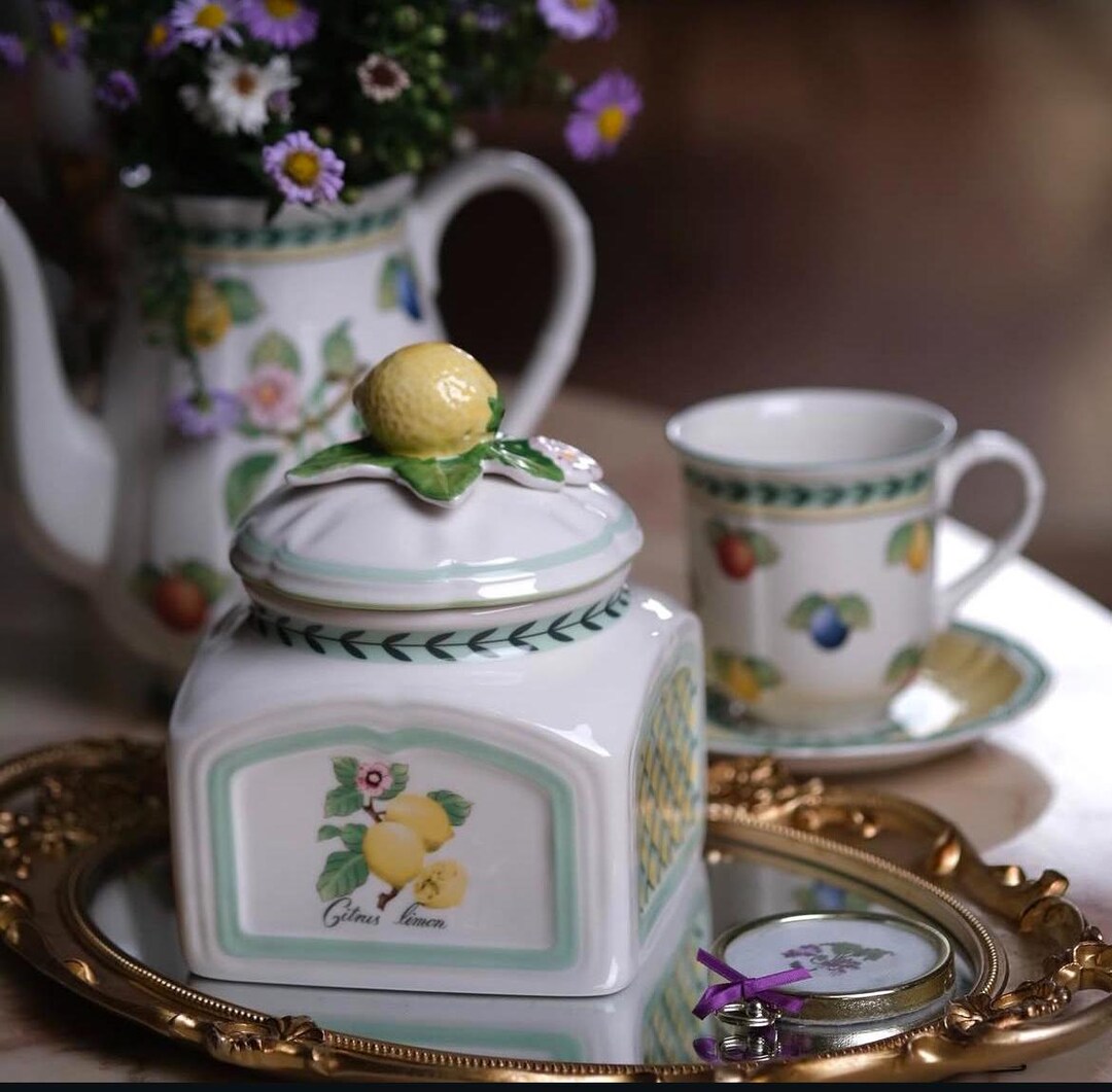 LOT DE 3 Mini Boîtes à Épices Villeroy & Boch - French Garden Charm -... EUR 35,00 - FR