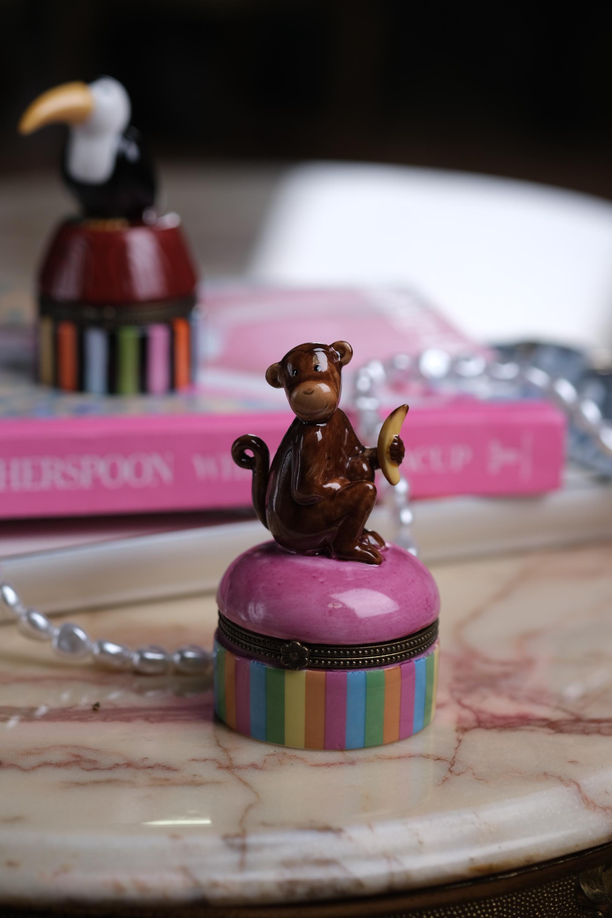 Set of 2 Villeroy & Boch Funny Zoo Trinket Jewellery Boxes X 2