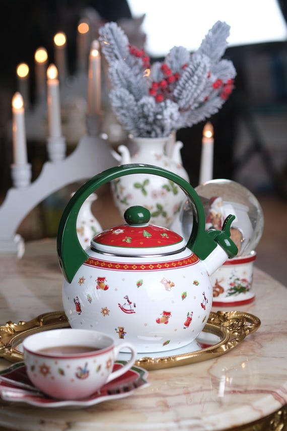 Villeroy & Boch Toys Delight Christmas Enamel on Steel Tea Pot