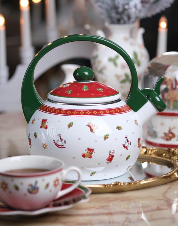 Villeroy & Boch Toys Delight Christmas Enamel on Steel Tea Pot