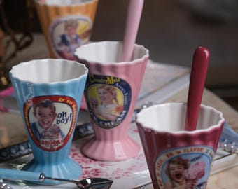 Villeroy & Boch バニーファミリー エッグボックス バニースカルプ VILLEROY & BOCH 1748 Luxemburg Ice Cream Coneand Paddle Spoon RARE
