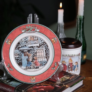 Set of 3 Villeroy&Boch Foxwood tales Christmas plates 8” Brian Peterson
