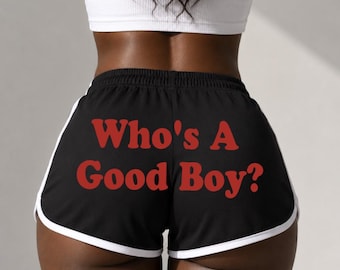 Wer ist ein guter Junge, Booty Shorts, Twerk Shorts, Delphin Shorts, Für Frauen, Goth, Emo, Sommer, Tanz, Dominatrix, Femdom, Grunge, Alternative