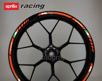 Reflective Motorcycle Wheel Stickers Decals Rim Tape Stripes