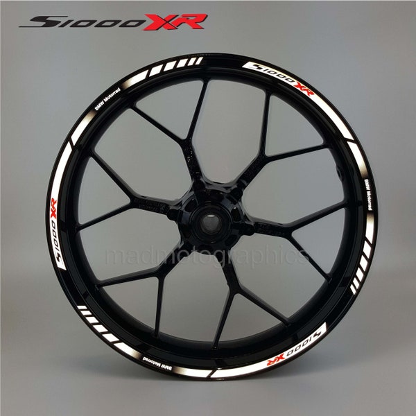 Reflective Wheel Stickers Motorcycle Etsy