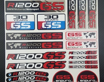 Motorrijwiel kuiphelmstickers fiets grafische stickers voor BMW R1200GS Adventure Enduro gelamineerd