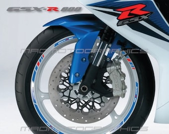 Moto Racing Attrezzature Accessori Ruota Pneumatico Decorazione Adesivo Riflettente Decal Sticker Per SUZUKI GSX-R gsxr