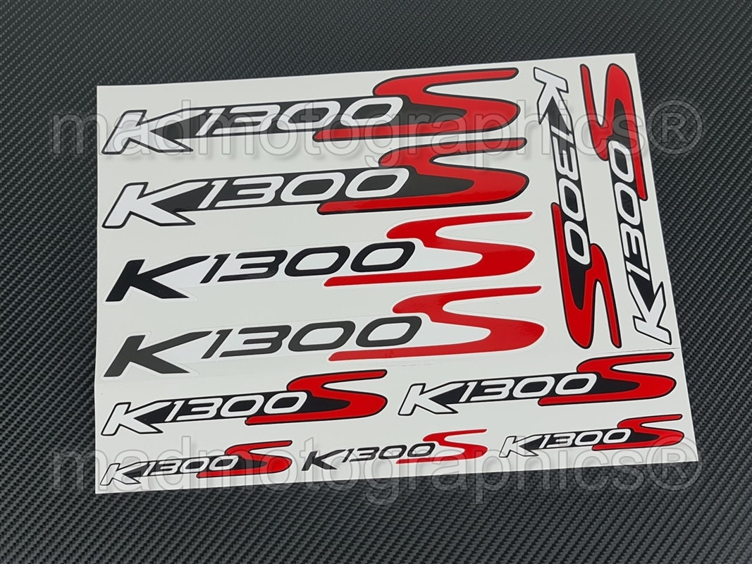 BMW k1300S motorrad motorcycle decal set 22 premium stickers K1300 S  Laminated