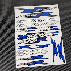 Arerox R 50 Scooter motorbike fairing helmet fan stickers bike graphics decals for Yamaha Aerox Laminated