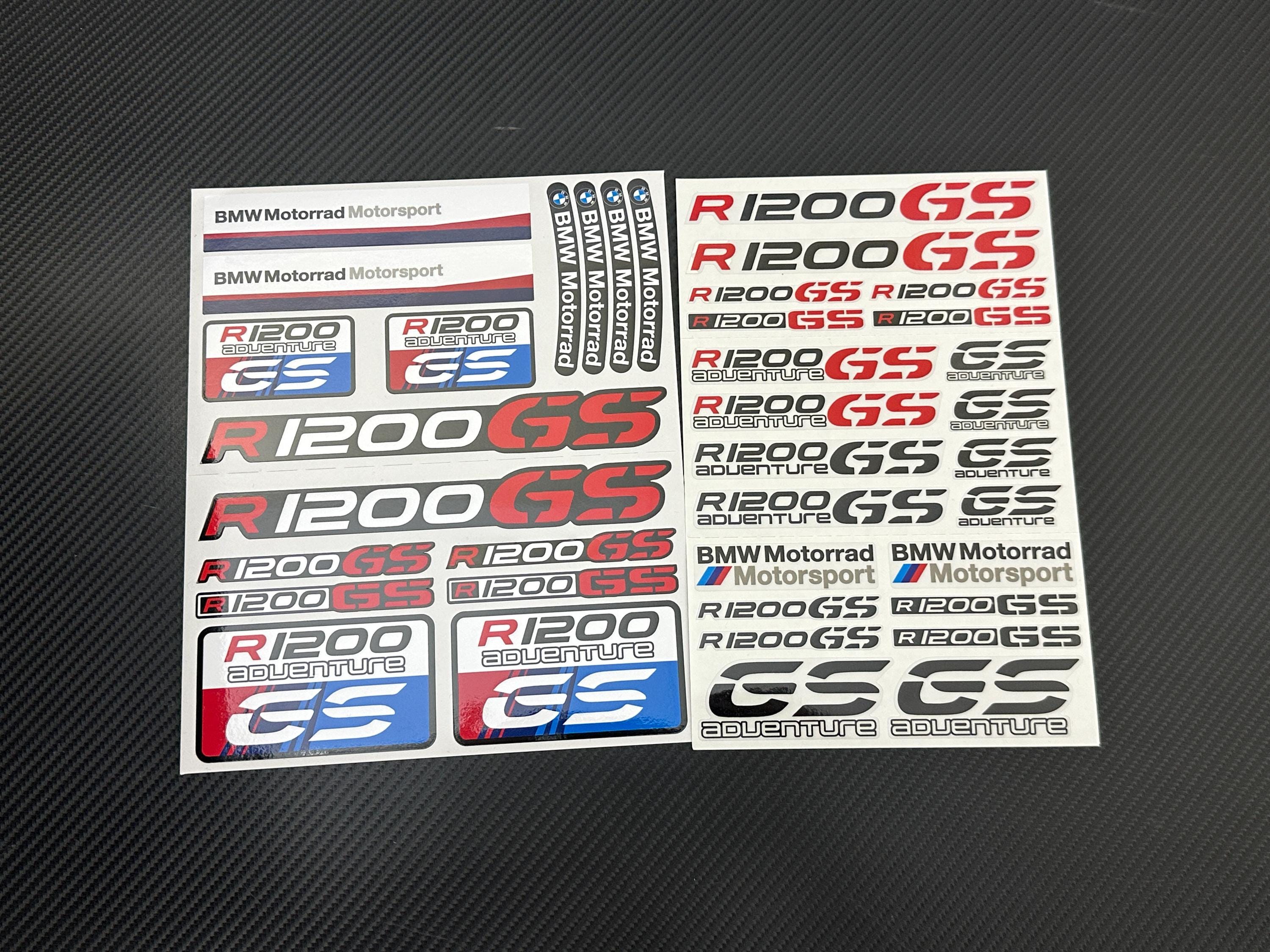 ADESIVI PER CERCHI moto BMW R1200GS Adesivi per cerchi R1200 GS 19''17