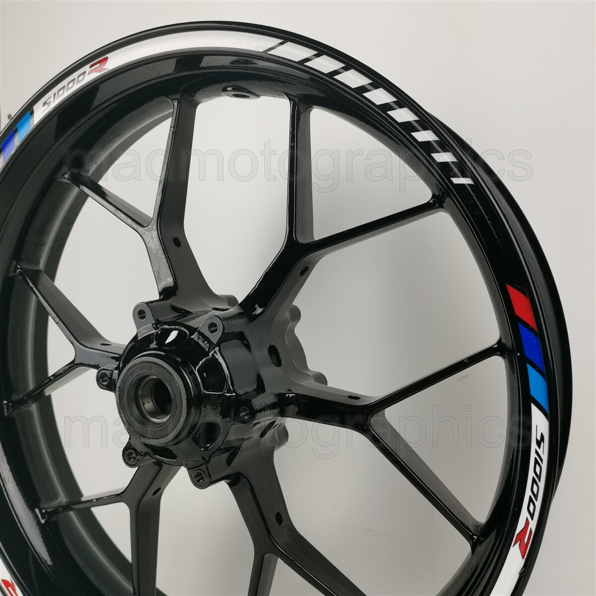 Motorcycle Wheel Stickers Decals Set Rim Tape Stripes Race Motorbike ...