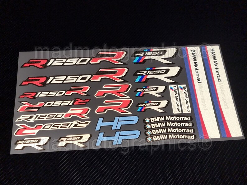 Reflective Motorcycle Stickers Set Graphics Fairing Panniers Etsy