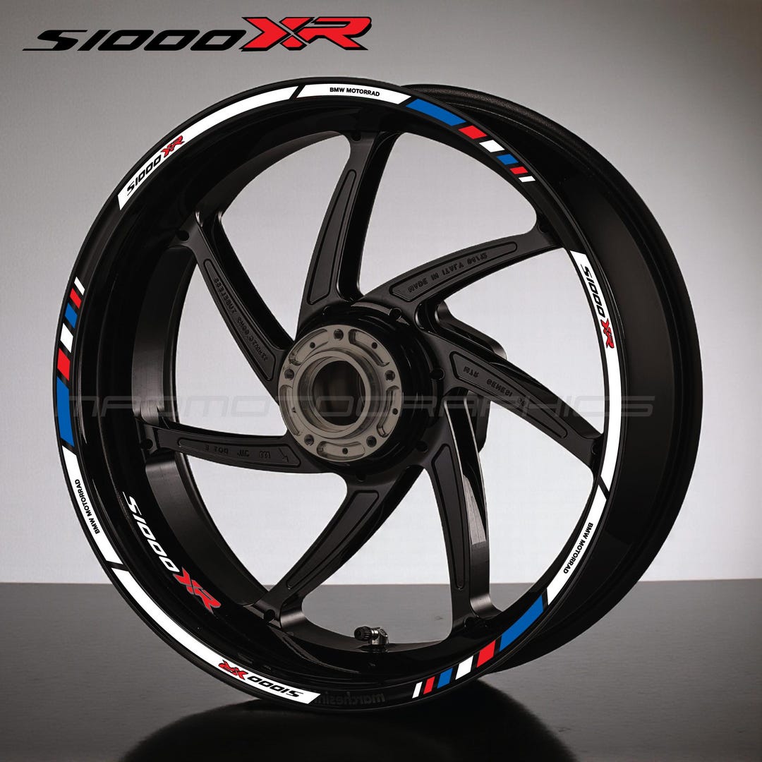 Motorcycle Wheel Stickers Decals for S1000xr Rim Stripes Race Motorbike ...
