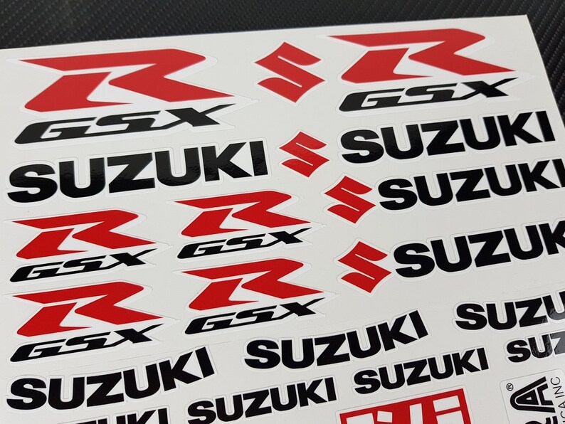 Motorcycle motorbike fairing helmet stickers bike graphics decals for SUZUKI GSX-R 600 750 1000 gsxr Yoshimura Laminated image