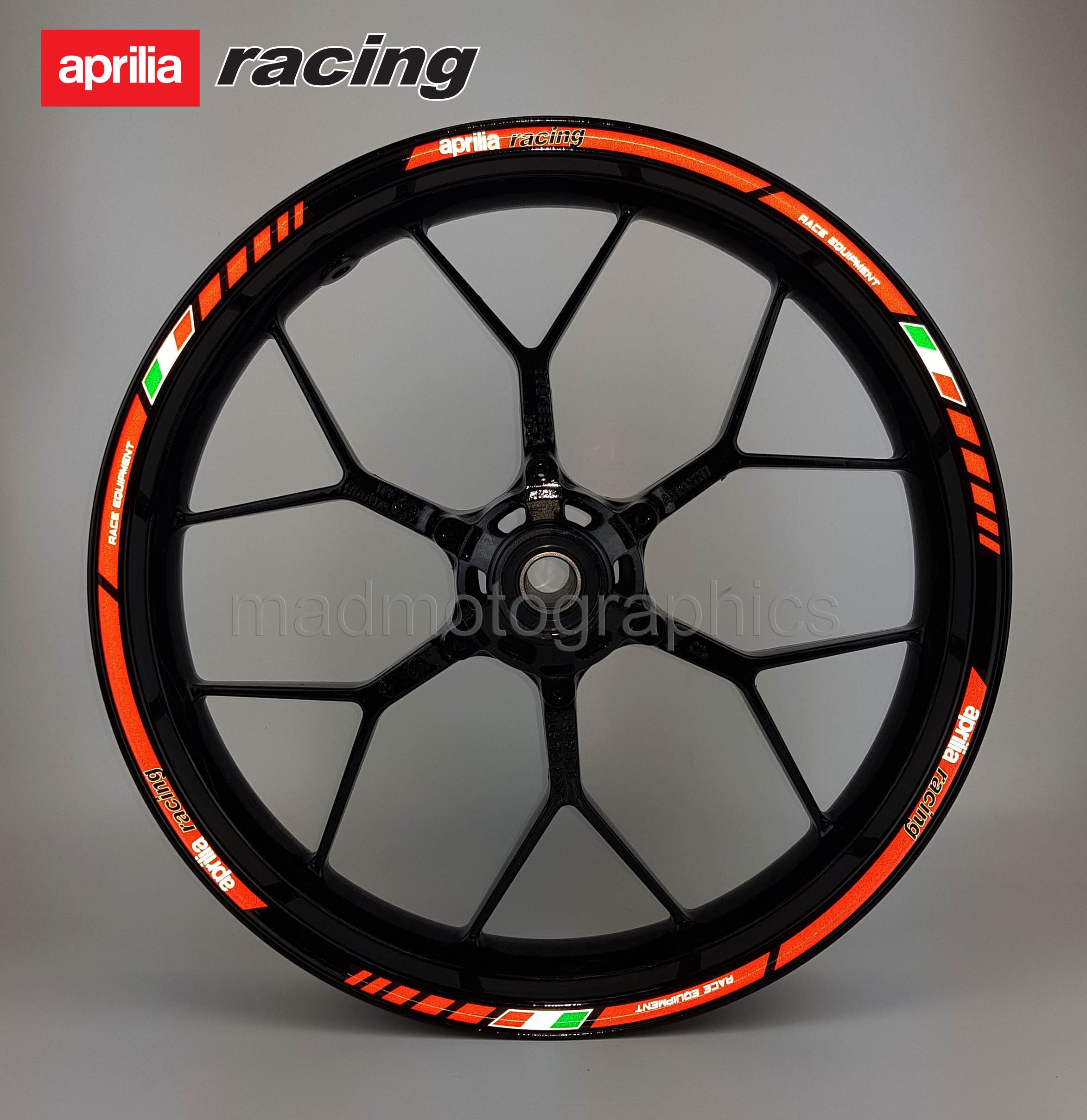 Reflective Motorcycle Wheel Stickers Decals Rim Tape Stripes