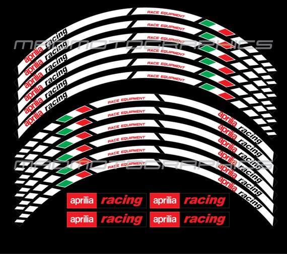 Wheel Stickers for Aprilia TUONO V4 Rim Stickers Decals Tape
