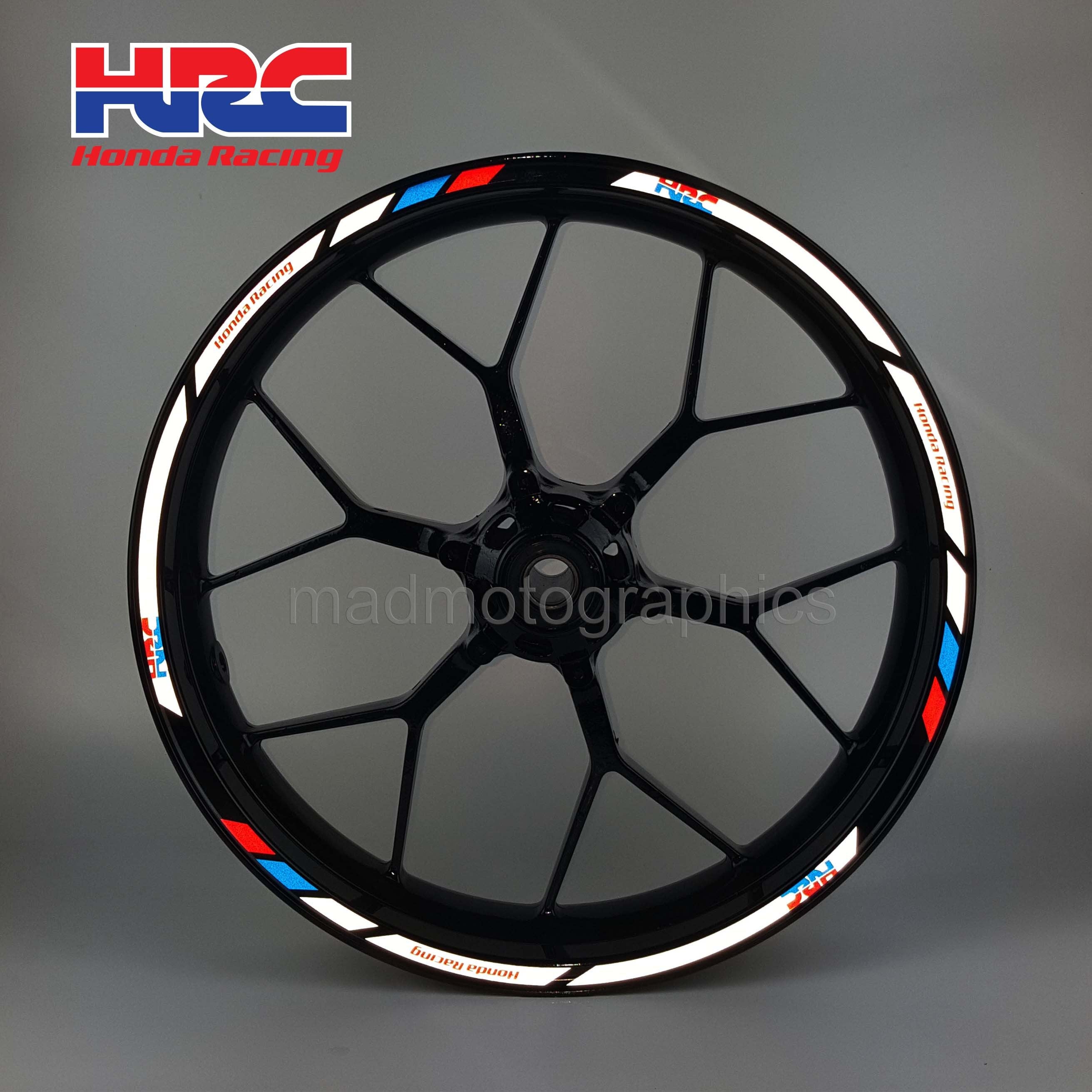 【送料無料/即納】 Reflective Stripes Tape Rim Decals Stickers Wheel Motorcycle Decals,Magnets&Stickers