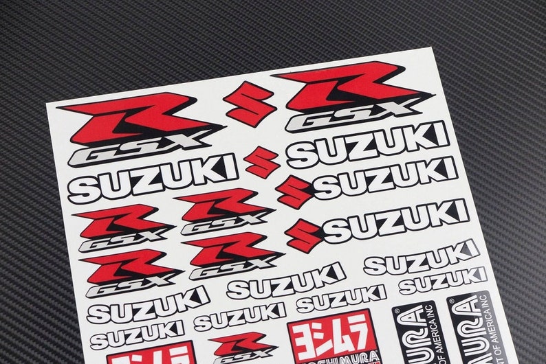 Motorcycle motorbike fairing helmet stickers bike graphics decals for SUZUKI GSX-R 600 750 1000 gsxr Yoshimura Laminated item image