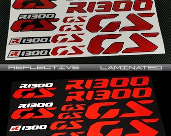 Reflective Motorcycle stickers graphics fairing panniers decals for BMW R1300G GS Motorrad Laminated