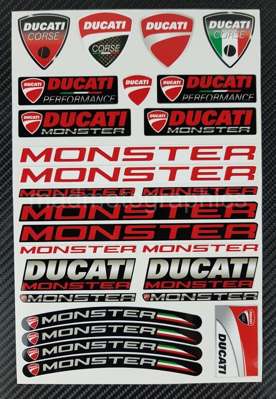 2 Parts Motorcycle Fairing Helmet Stickers Race Track Bike