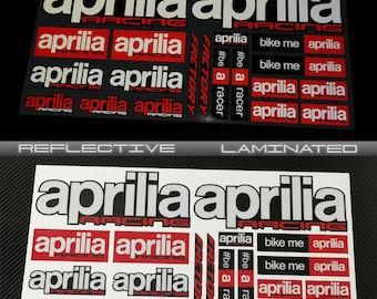 Autocollants de carénage réfléchissants pour Aprilia RSV4 Tuono V4 RS660 Touareg stratifiés