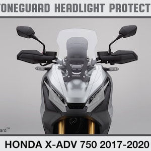 StoneGuard protección contra rayones para faros delanteros compatible con HONDA X-ADV 750 2017-2020 luces de motocicleta virutas de piedra protector ultravioleta transparente película PPF lista para instalar