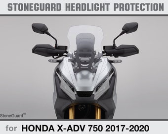 Protection contre les rayures des phares StoneGuard pour HONDA X-ADV 750 2017-2020 lumières de moto éclats de pierre film PPF de protection UV transparent prêt à installer