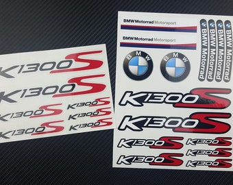 2 parti moto motocicletta carenatura adesivi casco pista bici grafica decalcomanie per BMW K1300S k1300 S Motorrad laminato