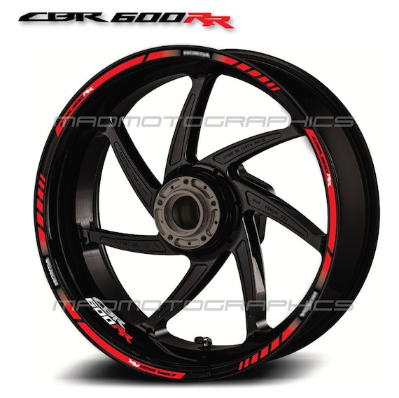 17” Wheel Rim Stripes Decal Set – Reflective Sticker For Honda CBR 600RR F4i