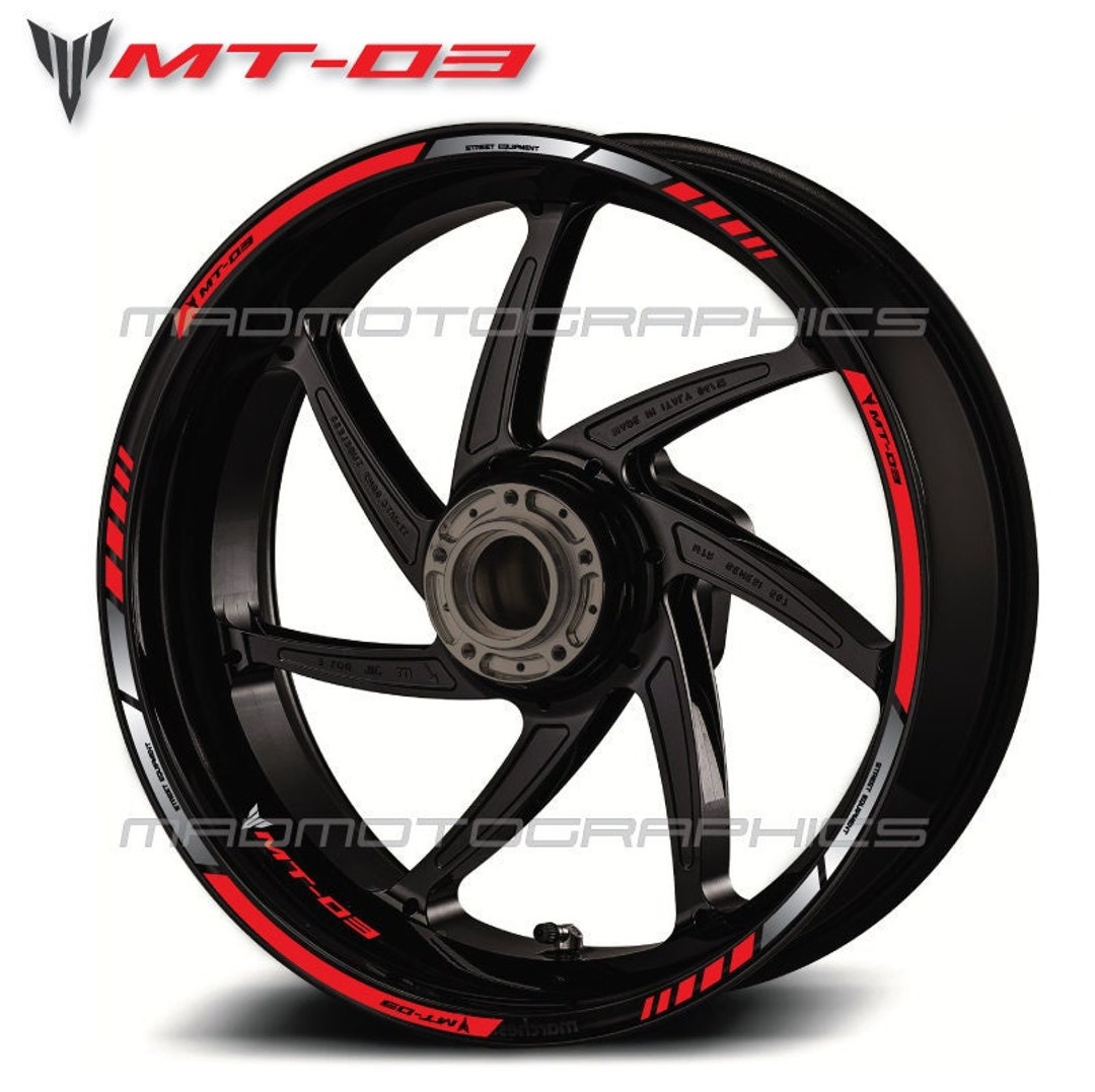 Mtv Sticker Rims Motorcycle Wheel Stickers Graphics Decals Rim Tape Motorbike Stripes ...