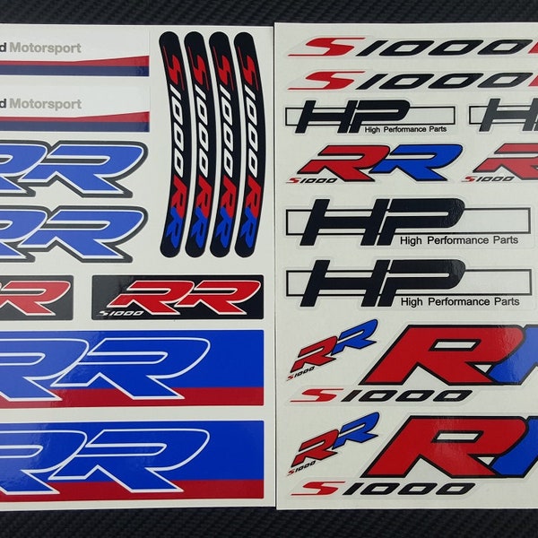 Bmw S1000rr Helmet Stickers Etsy