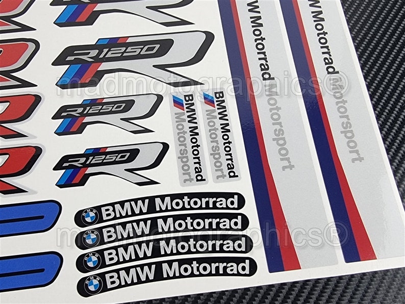 Reflective Motorcycle Stickers Set Graphics Fairing Panniers Etsy