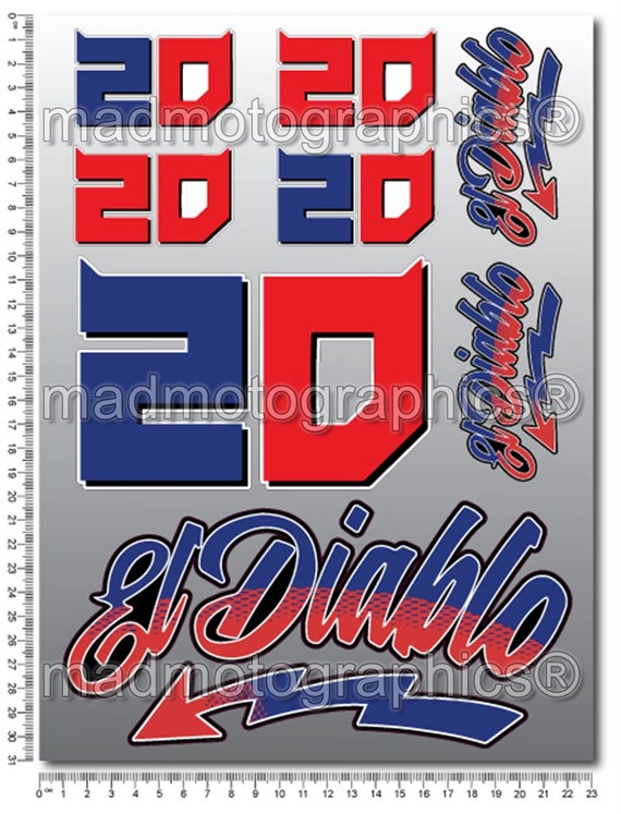 Helmet Stickers Moto GP Sticker Yamaha Fabio Quartararo Petronas Yamaha ...