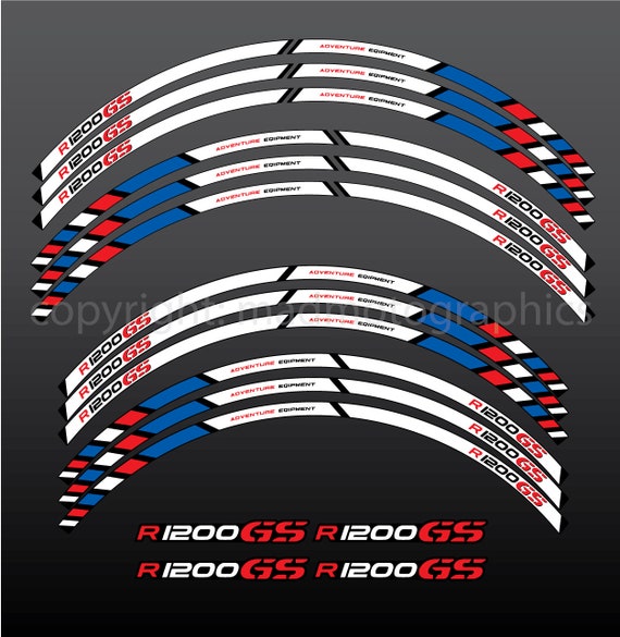 Pegatinas BMW Motorrad Logo 2020 moto stickers vinilo 1200 1250 GS racing  cascos