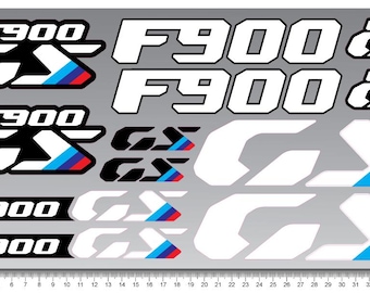 Reflective Motorcycle stickers graphics fairing decals for BMW F900GS White Motorrad Laminated