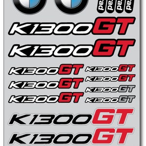 2 Parts motorcycle motorbike fairing helmet stickers race track bike graphics decals for BMW K1300GT K1300 GT Motorrad Laminated