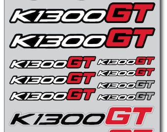2 Parts motorcycle motorbike fairing helmet stickers race track bike graphics decals for BMW K1300GT K1300 GT Motorrad Laminated