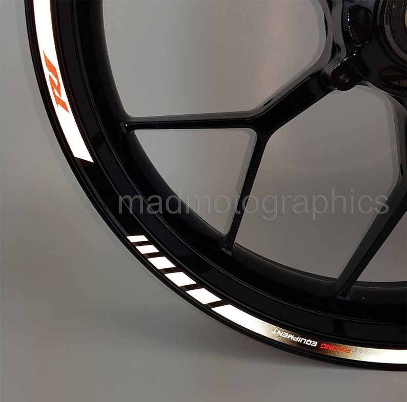 Reflective Motorcycle Wheel Stickers Decals Rim Tape Stripes - Etsy