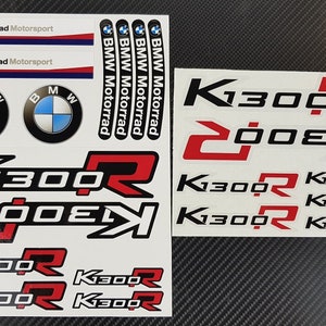 Laminated Motorrad Motorcycle K1300R Decals 22 Quality stickers BMW K1300 R  /184
