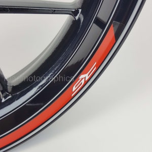 Aprilia Racing RS Motorcycle Wheel Decals – Rim Stripes For RS50 RS125 RS250 R
