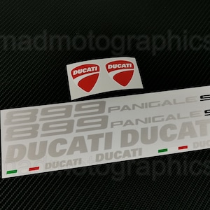 Ensemble complet d'autocollants de carénage de moto pour DUCATI 899 Panigale S en aluminium brossé taille OEM