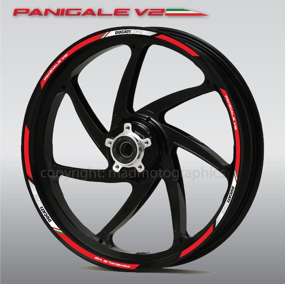 Custom Motorcycle Rim Wrap Stripes – Choose ANY Color For Your Wheel Decals & Tape (Full Set Included)