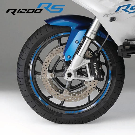 Motorcycle Wheel Stickers Decals Set R1200 RS Rim Tape Stripes Race  Motorbike for BMW R1200RS Motorrad Laminated Blue -  Finland