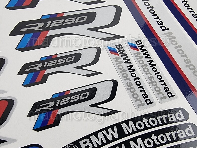 Reflective Motorcycle Stickers Set Graphics Fairing Panniers Etsy