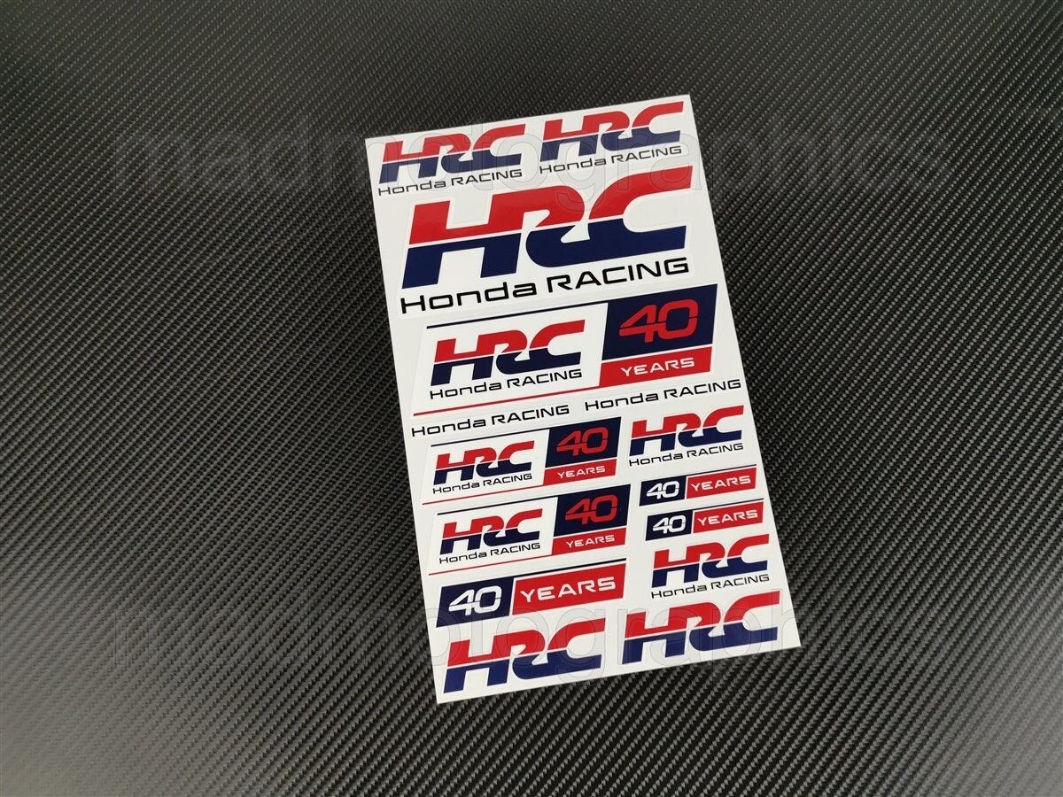 Honda Racing Decal - Etsy New Zealand, image size:1200x900